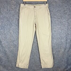 Polo Ralph Lauren Suffield Pants Mens 32x30 Beige Straight Chino Flat Front